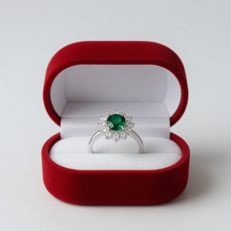 Anillo Esmeralda Circones